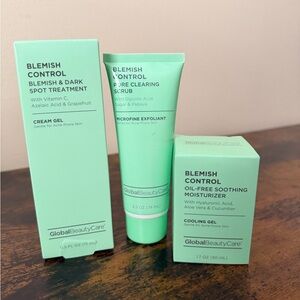 Global Beauty Care Blemish Control Set - Mint Green